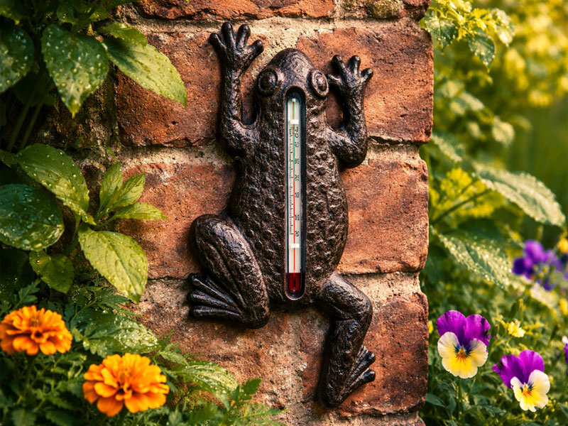 Thermometer "Frosch" Gusseisen