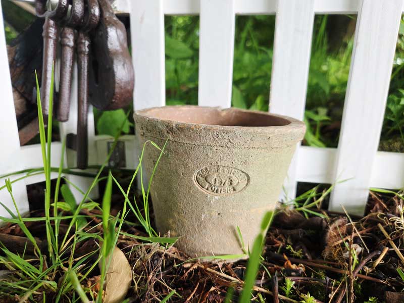 Terracotta Topf rund 12cm Ø passend zu Blumentopfhänger