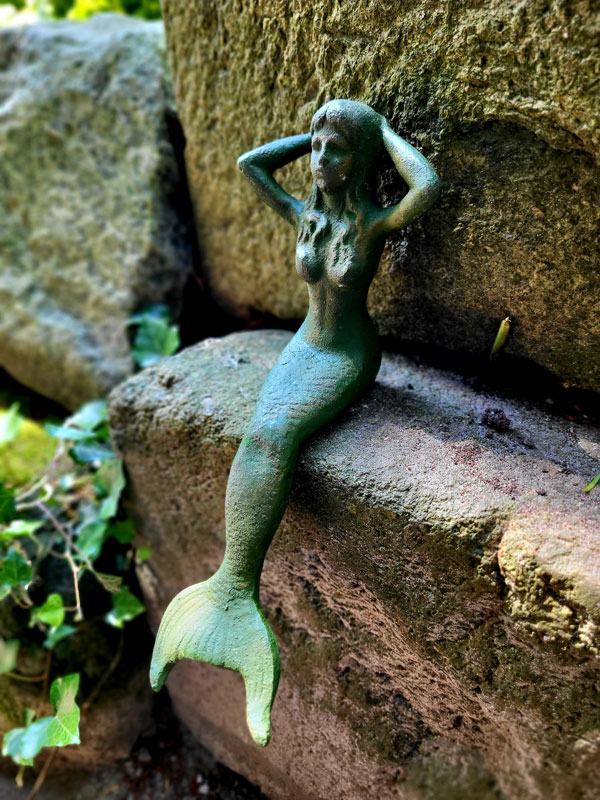 Gartenteich Meerjungfrau