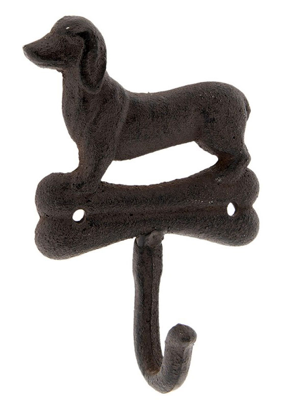 Wandhaken Hund Gusseisen