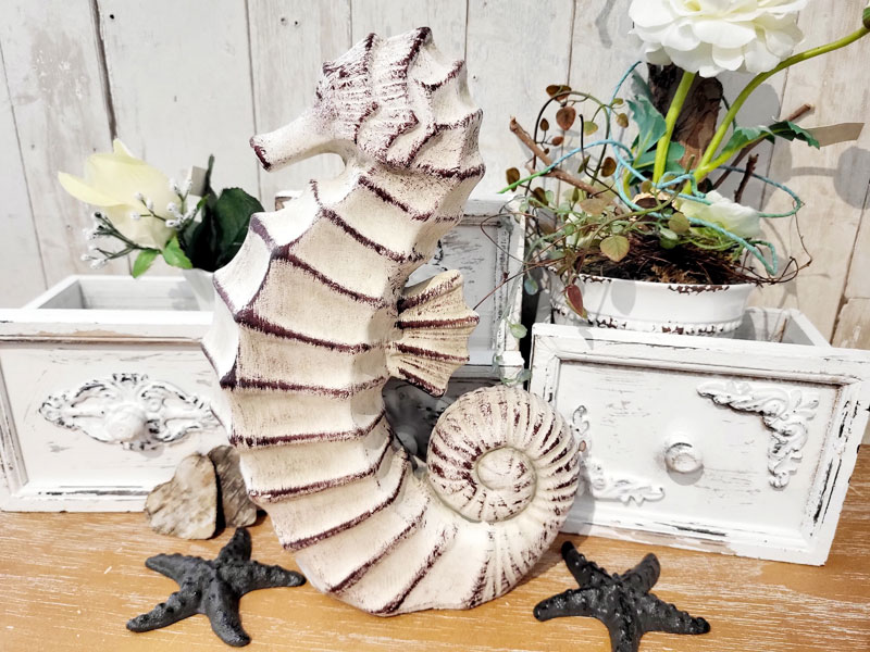 Seepferdchen Keramikdeko