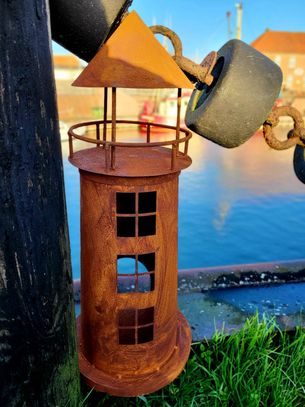 Leuchtturm klein Gartendeko