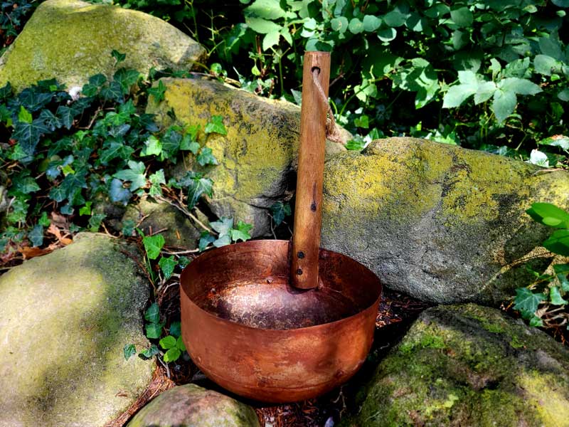 Vogeltränke "Schöpfkelle" Wandschale zum Bepflanzen