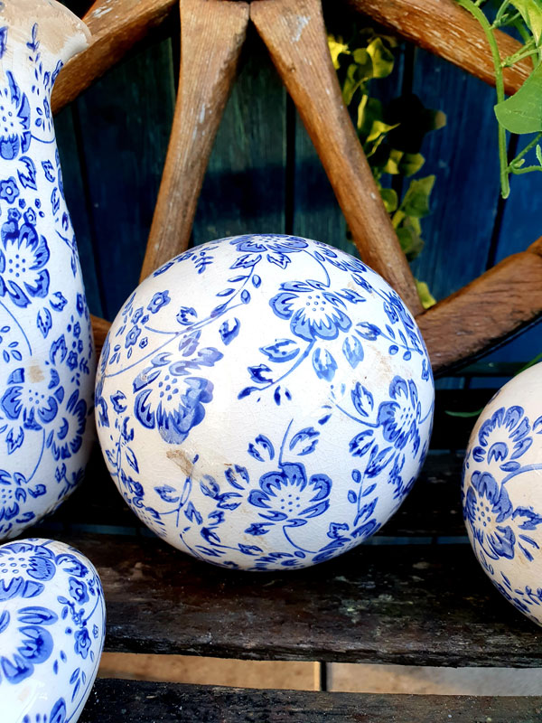Deko Gartenkugel Keramik