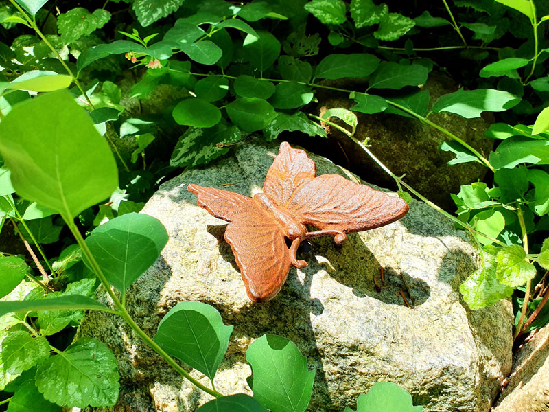 Schmetterling Deko-Figur zum Hängen oder Stellen | P-303773000708 Gusseisen